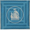 Foulard Cable Logo aqua