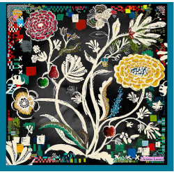 Foulard en soie Eve's eden...