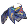 Foulard en soie Lacroix Graffitis bleu