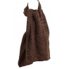 Echarpe homme femme marron